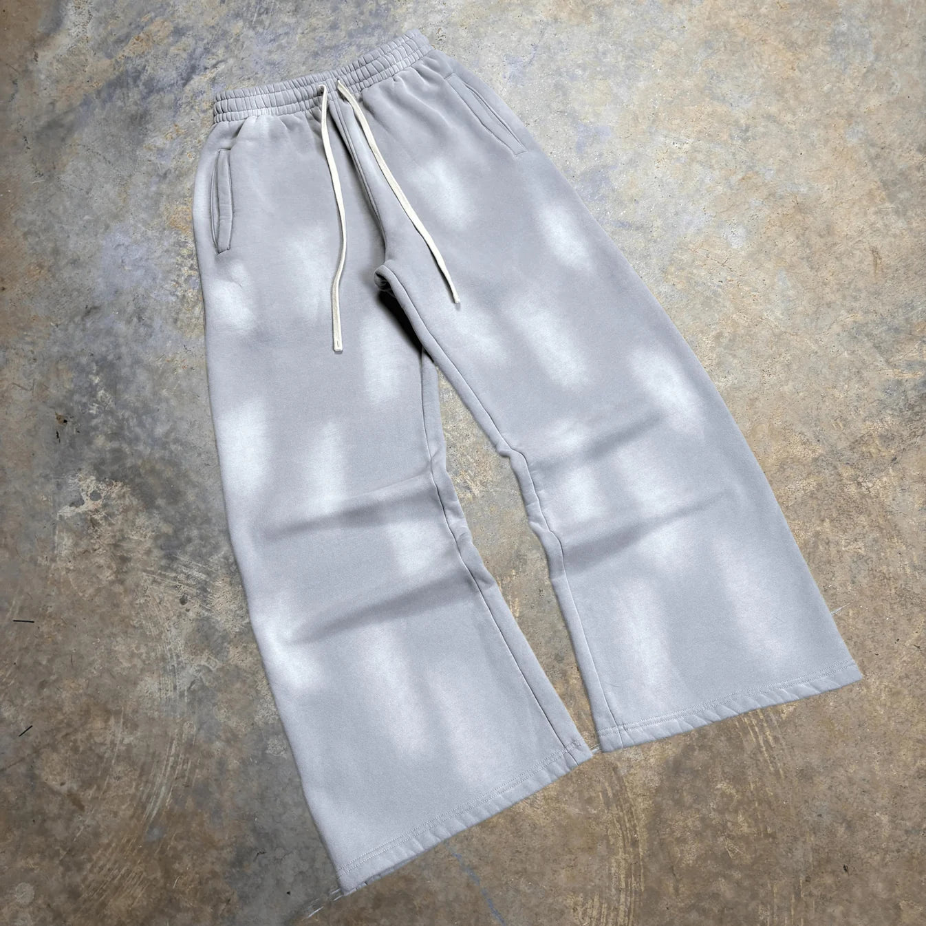 Bareline Grey Acid Washed Sweats