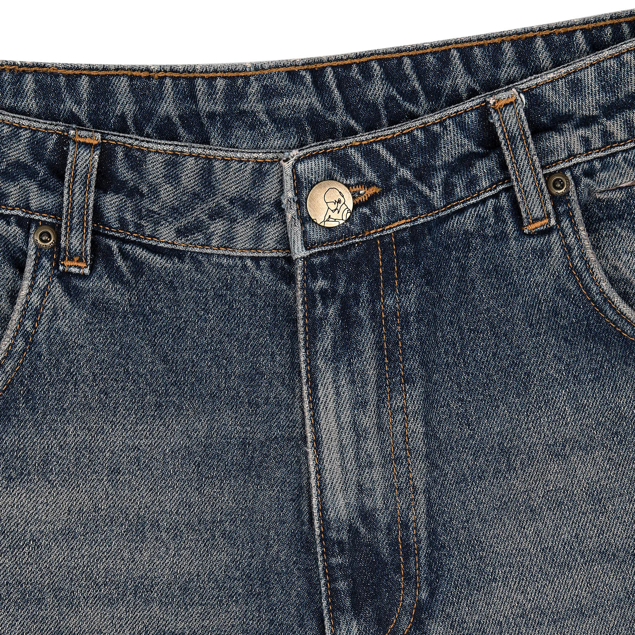 Blossom v2 patchwork washed Denim