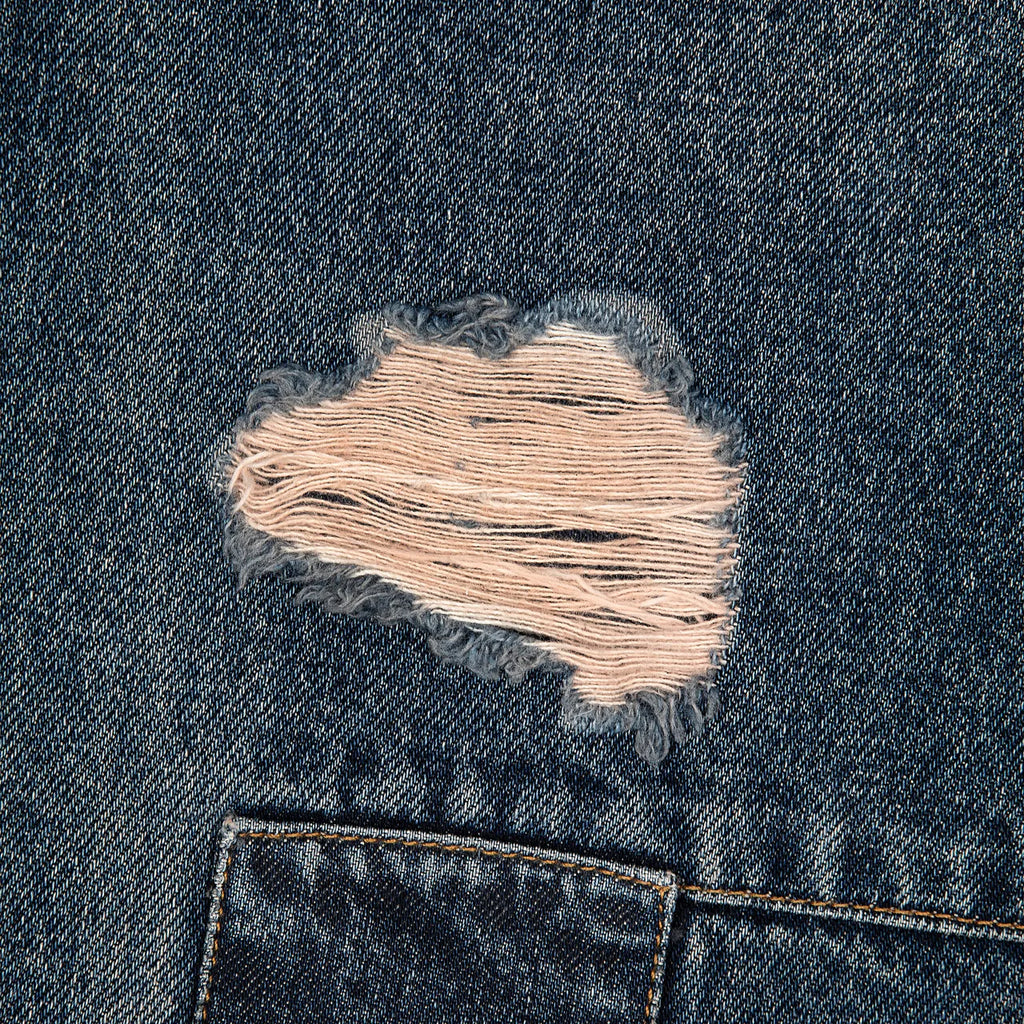 Blossom v2 patchwork washed Denim