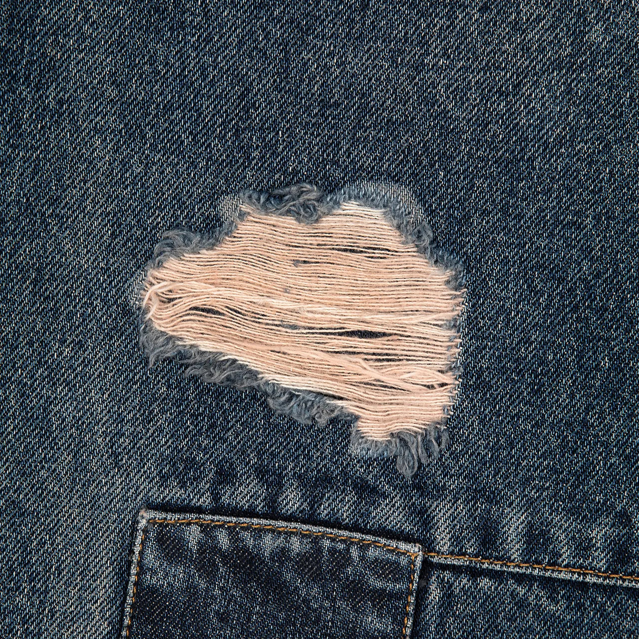 Blossom v2 patchwork washed Denim