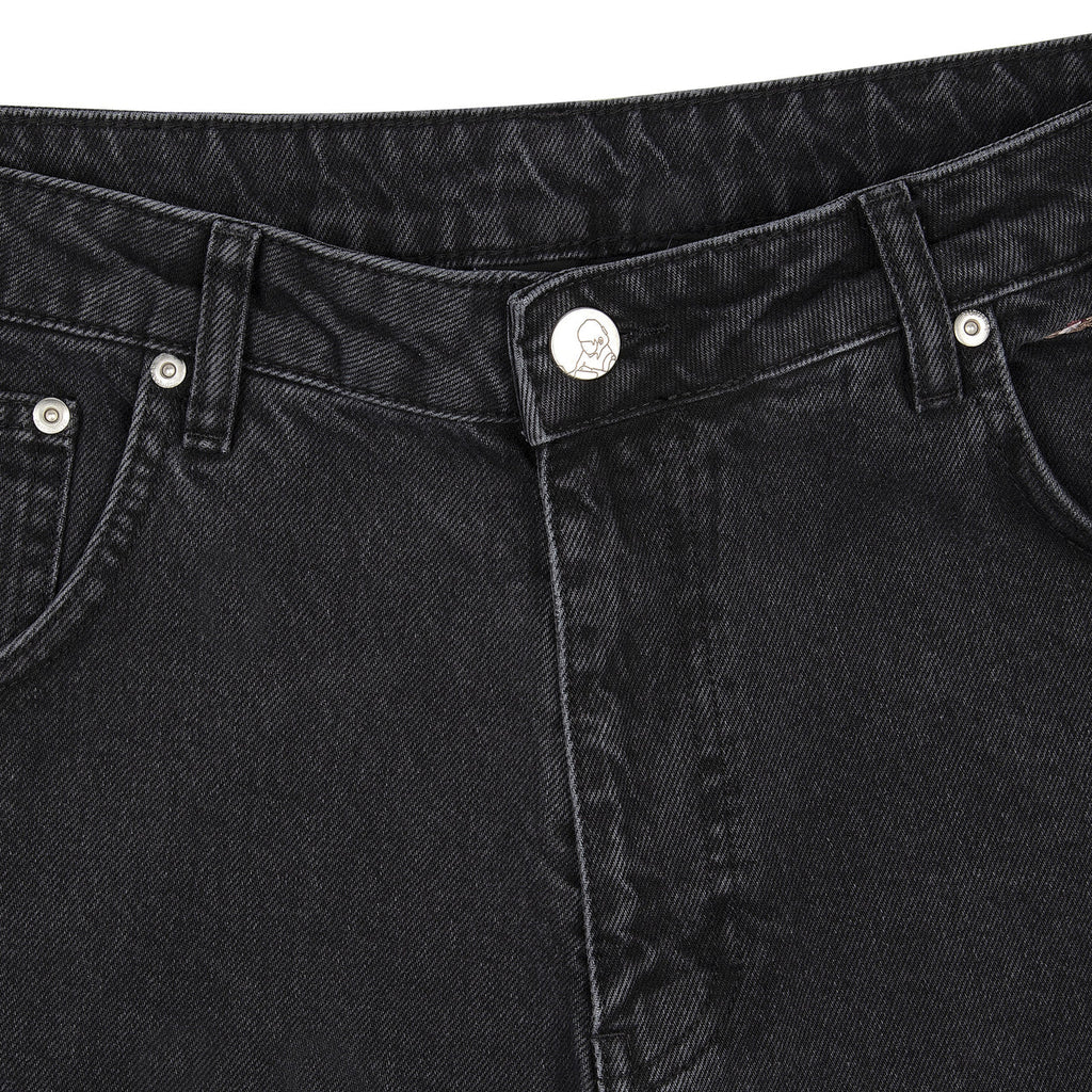 Blossom v2 patchwork Denim black