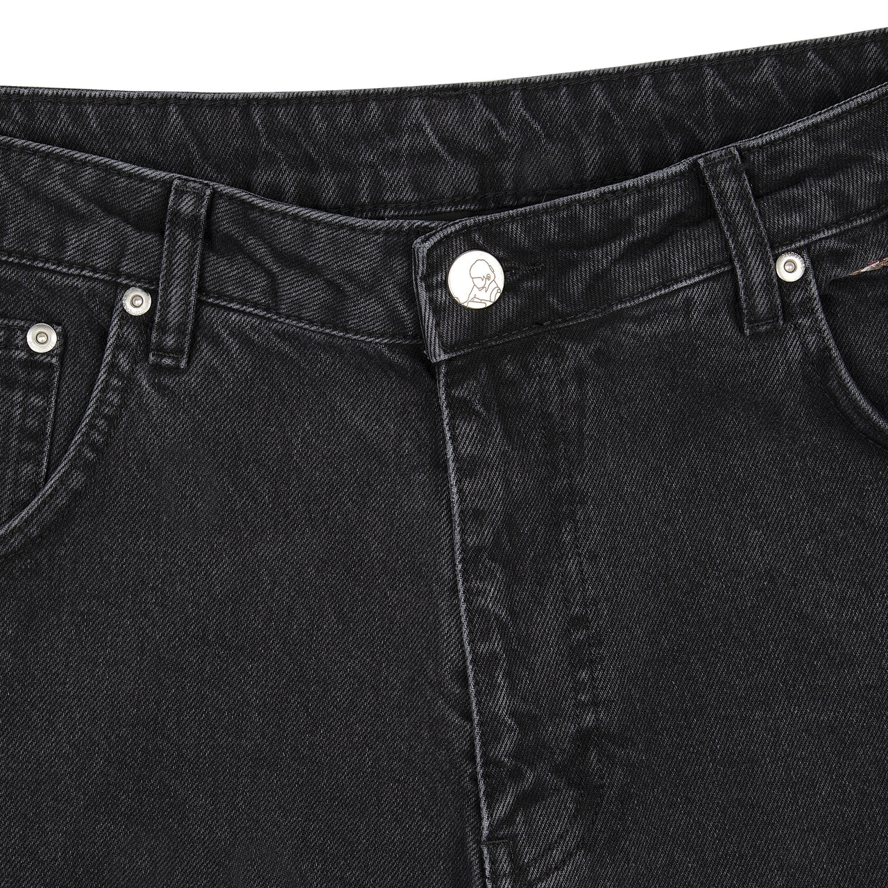 Blossom v2 patchwork Denim black