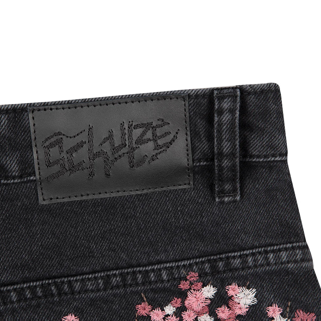 Blossom v2 patchwork Denim black