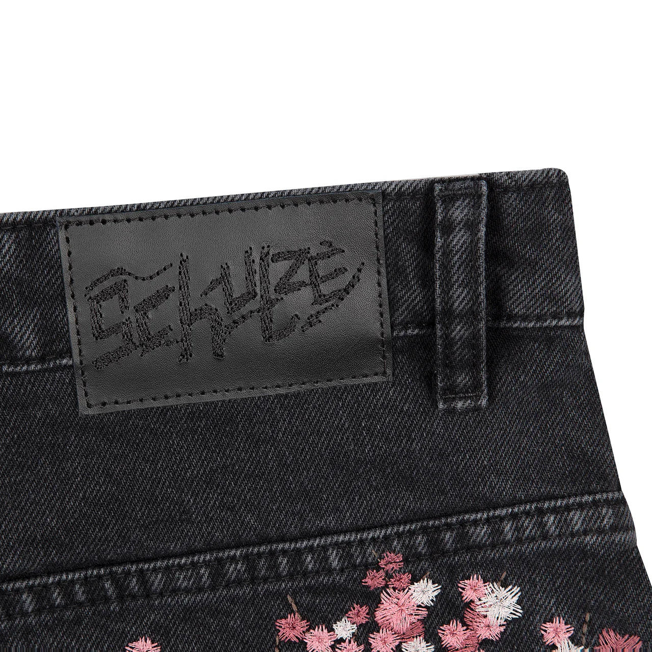 Blossom v2 patchwork Denim black