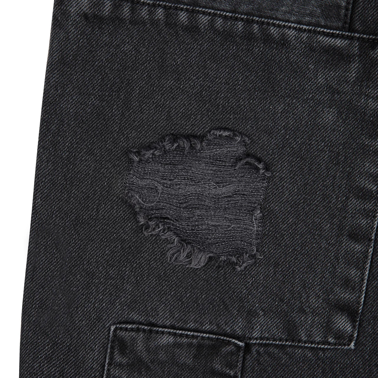 Blossom v2 patchwork Denim black