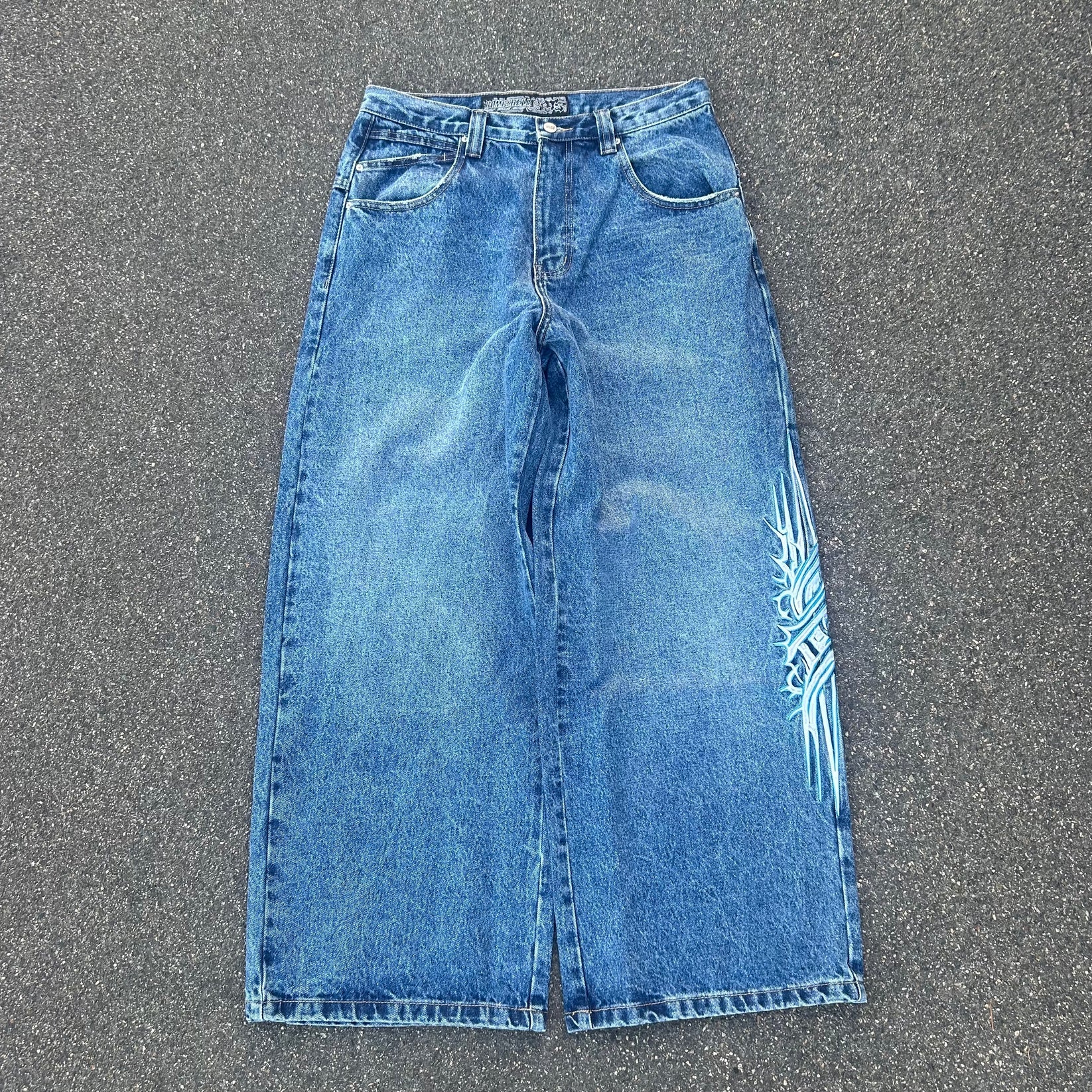 Bombshell Bats Jeans (mid/dark)