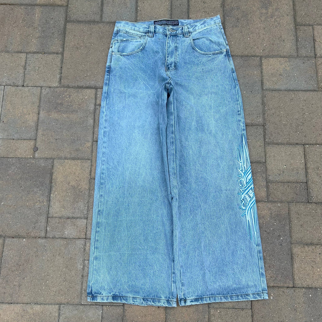 Bombshell Bats Jeans (light wash)