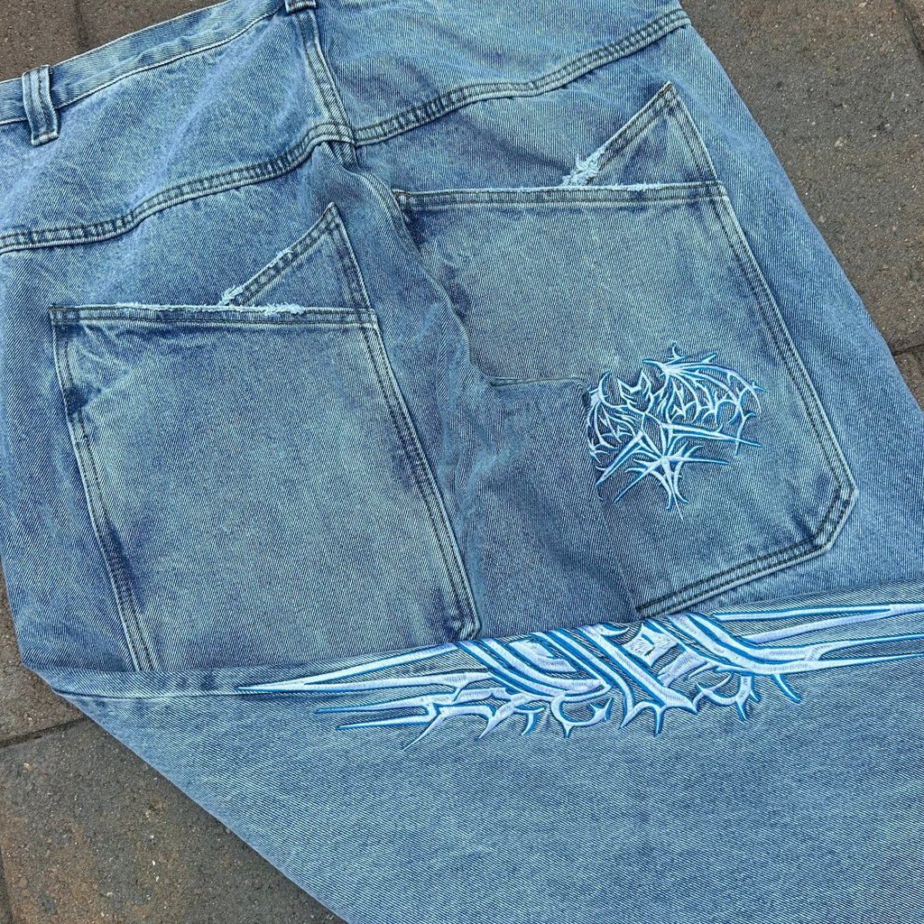 Bombshell Bats Jeans (light wash)
