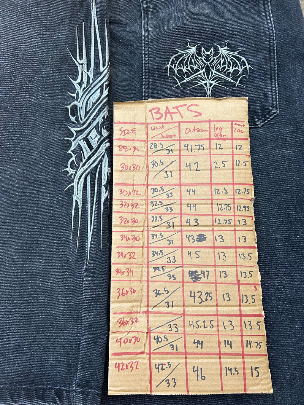 Bombshell Bats Jeans (light wash)