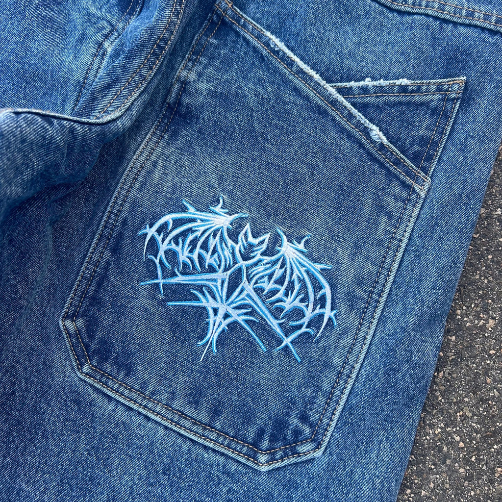 Bombshell Bats Jeans (mid/dark)