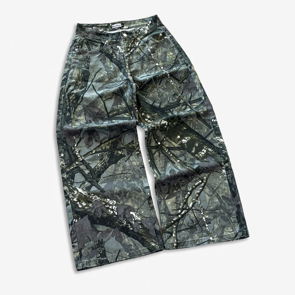 Bareline Woodland Camo Denim