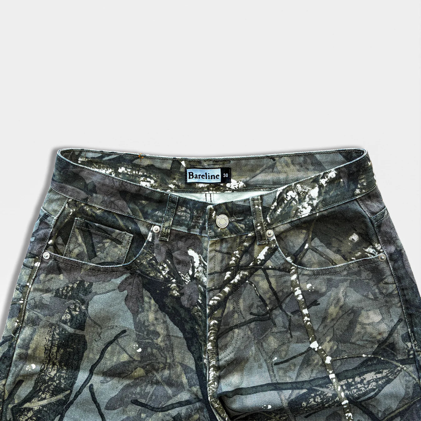Bareline Woodland Camo Denim