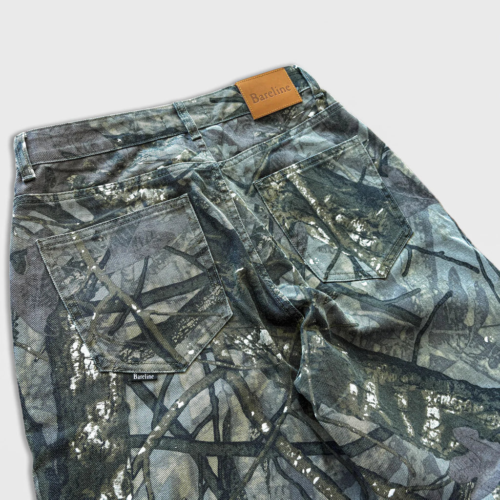 Bareline Woodland Camo Denim