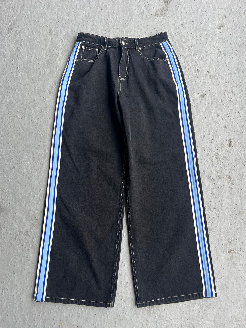 Azure Us Canal Baggy Jeans Denim