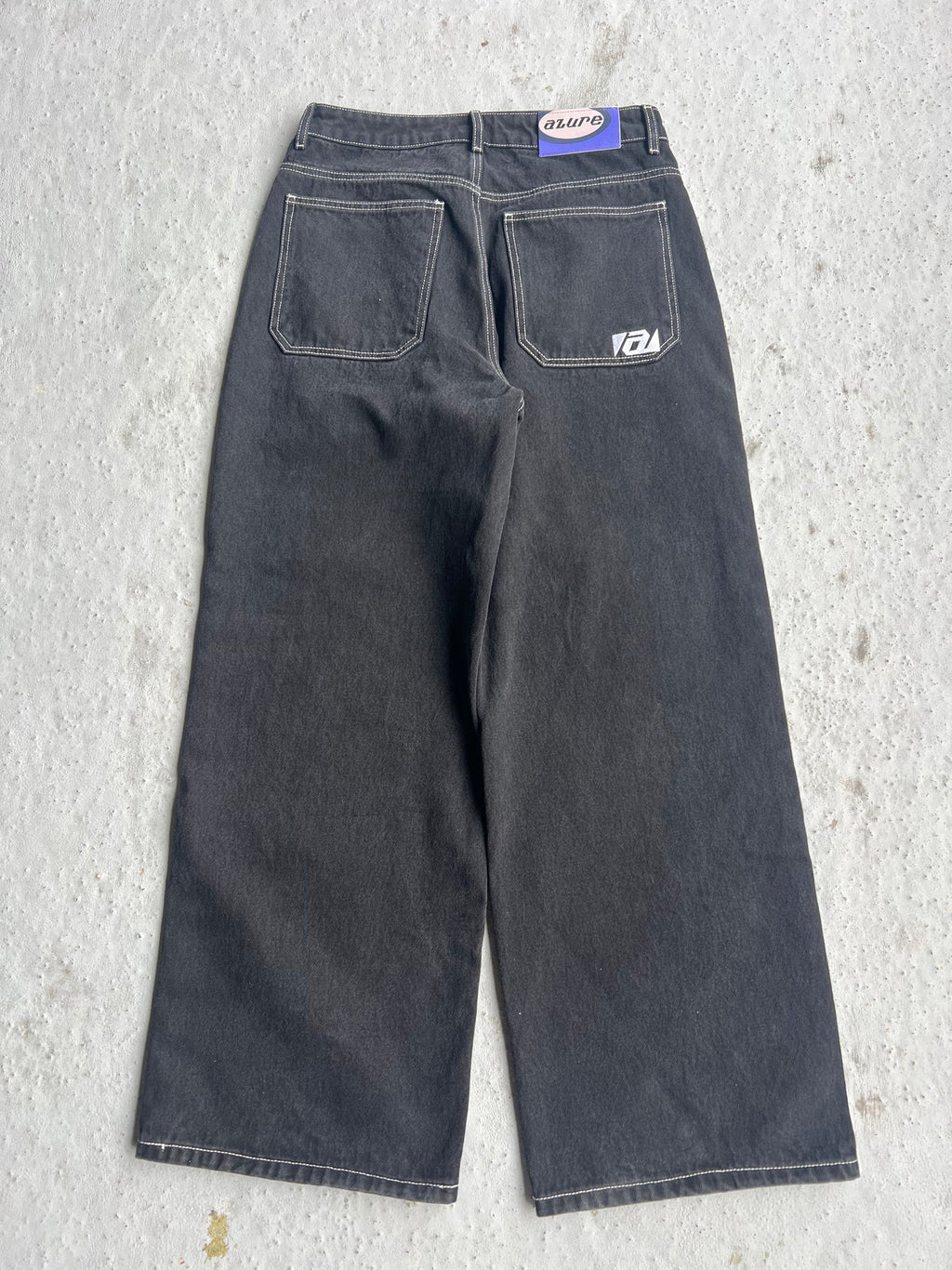Azure Us Canal Baggy Jeans Denim