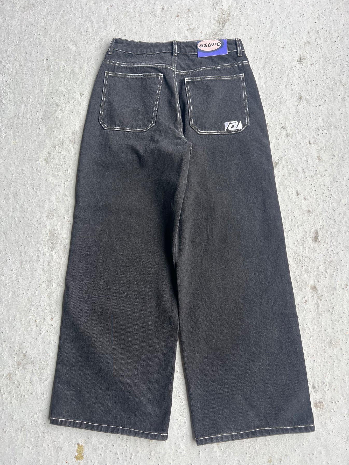 Azure Us Canal Baggy Jeans Denim