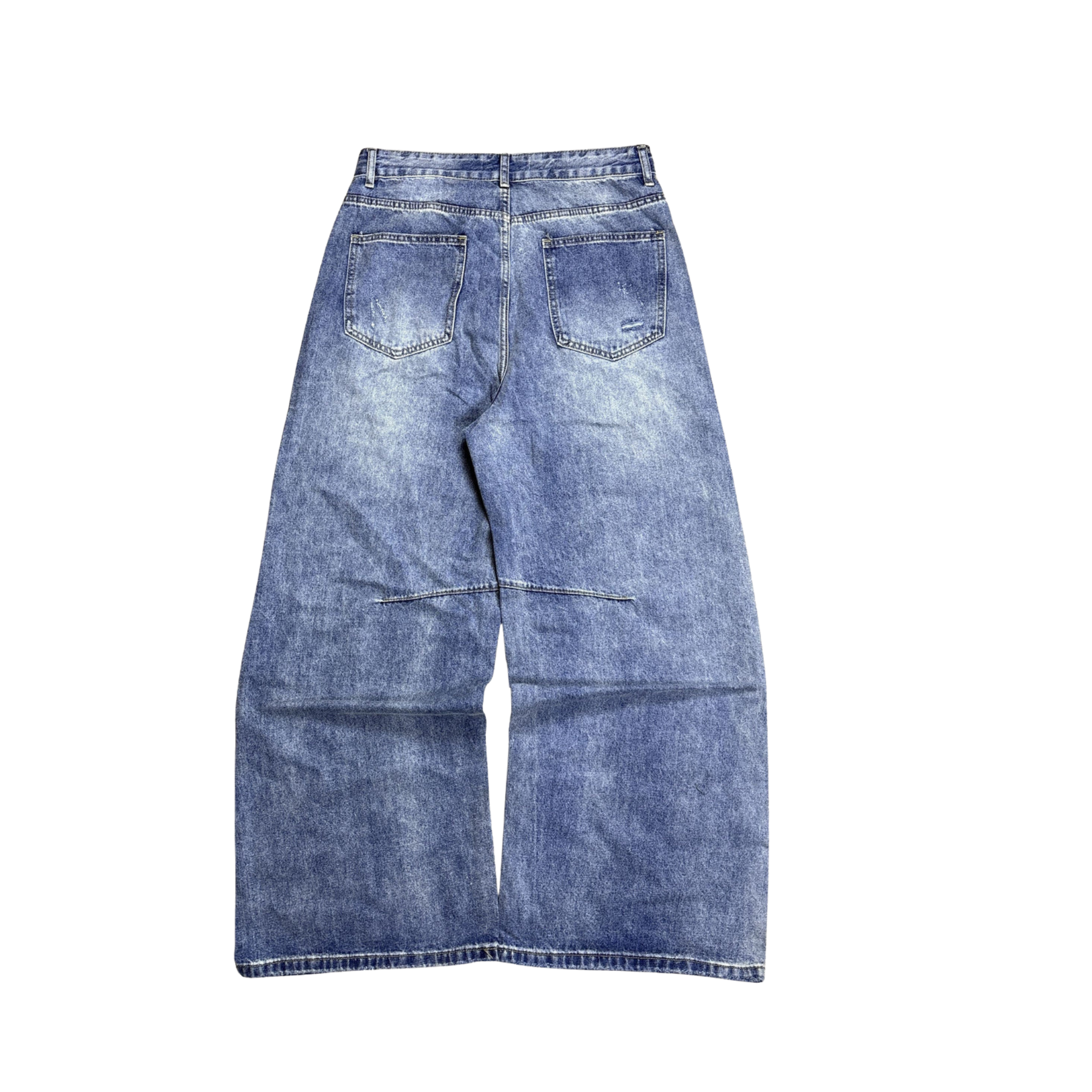 Bareline Distressed Blue Denim